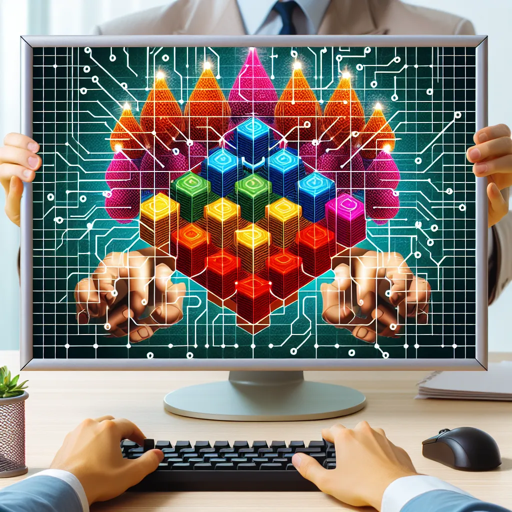 Illustration of a brain teaser puzzle showing the game TR4CE on a colorful gaming screen with a player strategizing their moves.