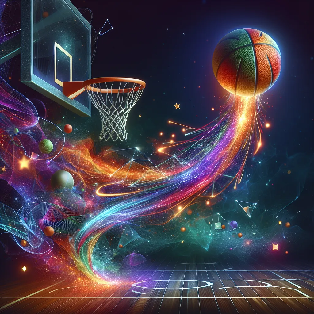 Winx, Basketball, Magic, Game, Victory in an abstract style