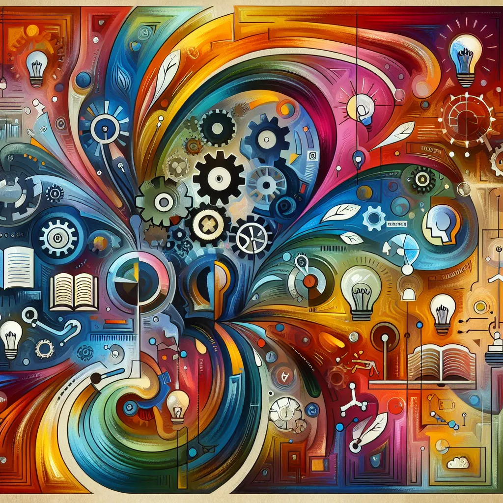 Education, Differentiation, Workshop, Curriculum, Development in an abstract style