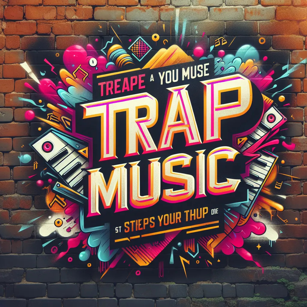 Image of a graffiti-covered urban wall with stylized text featuring a trap lyric inspired by DaBaby, showcasing vibrant colors and dynamic lettering.