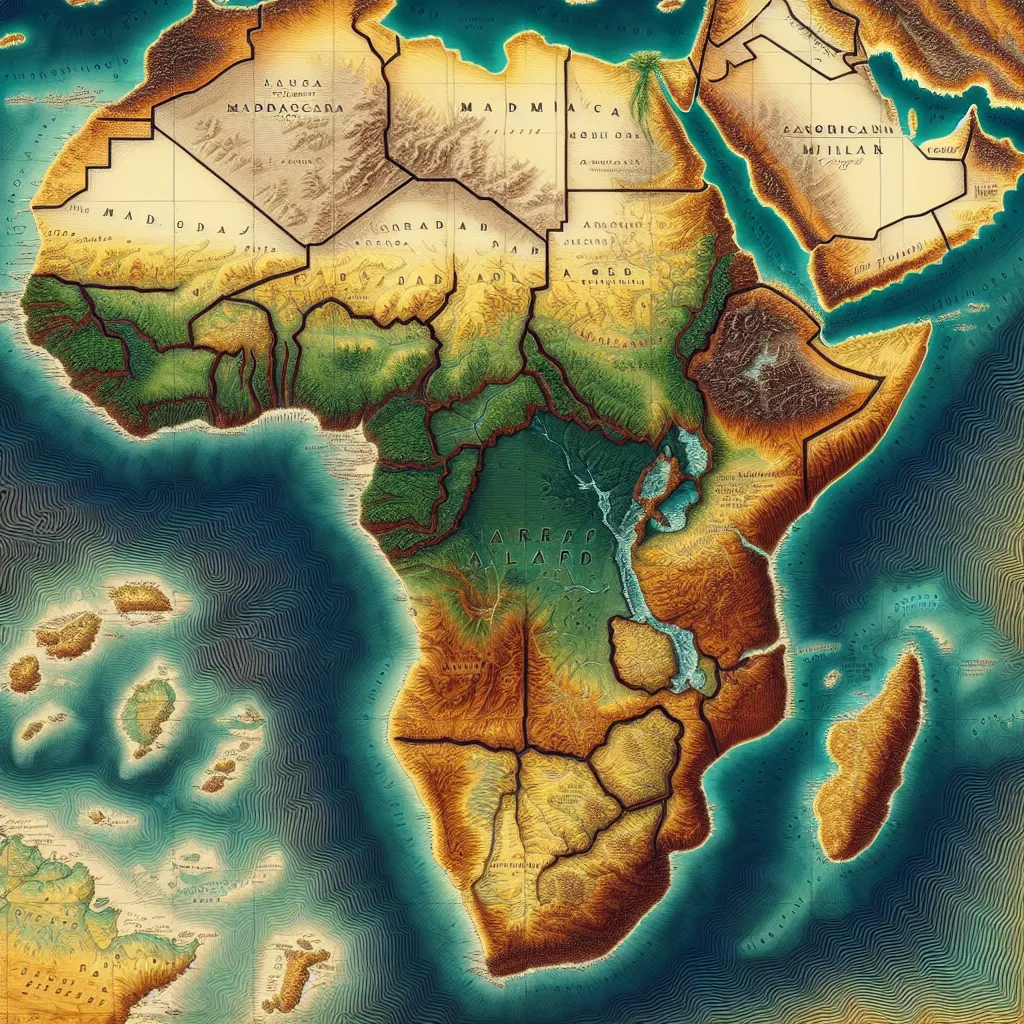 Ask AI: Name the two main islands located off the eastern coast of Africa