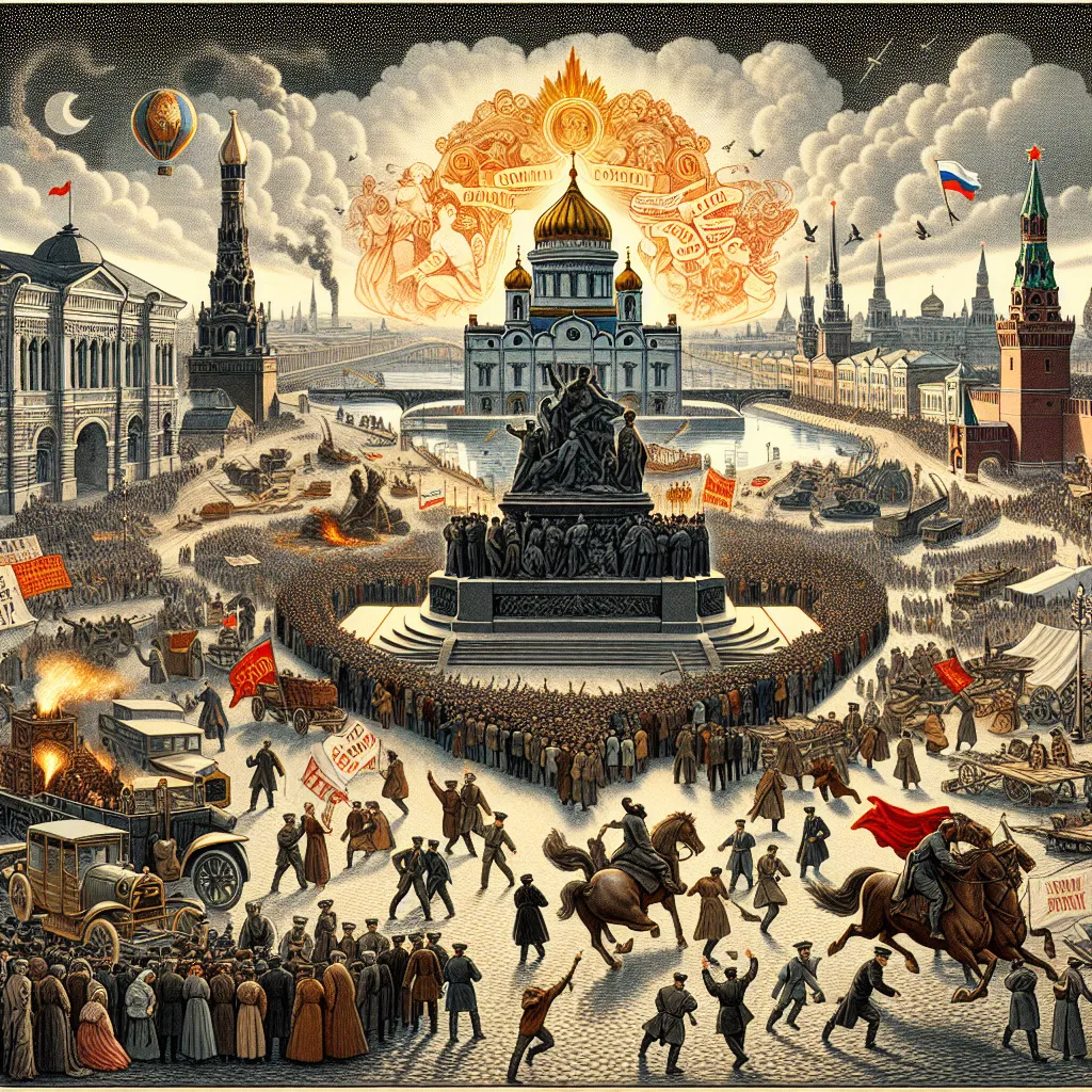 The Russian Revolution of 1917 culminated in the overthrow of the czarist autocracy, leading to the establishment of a communist government under the Bolsheviks, particularly after the October Revolution. This marked the end of centuries of imperial rule in Russia.