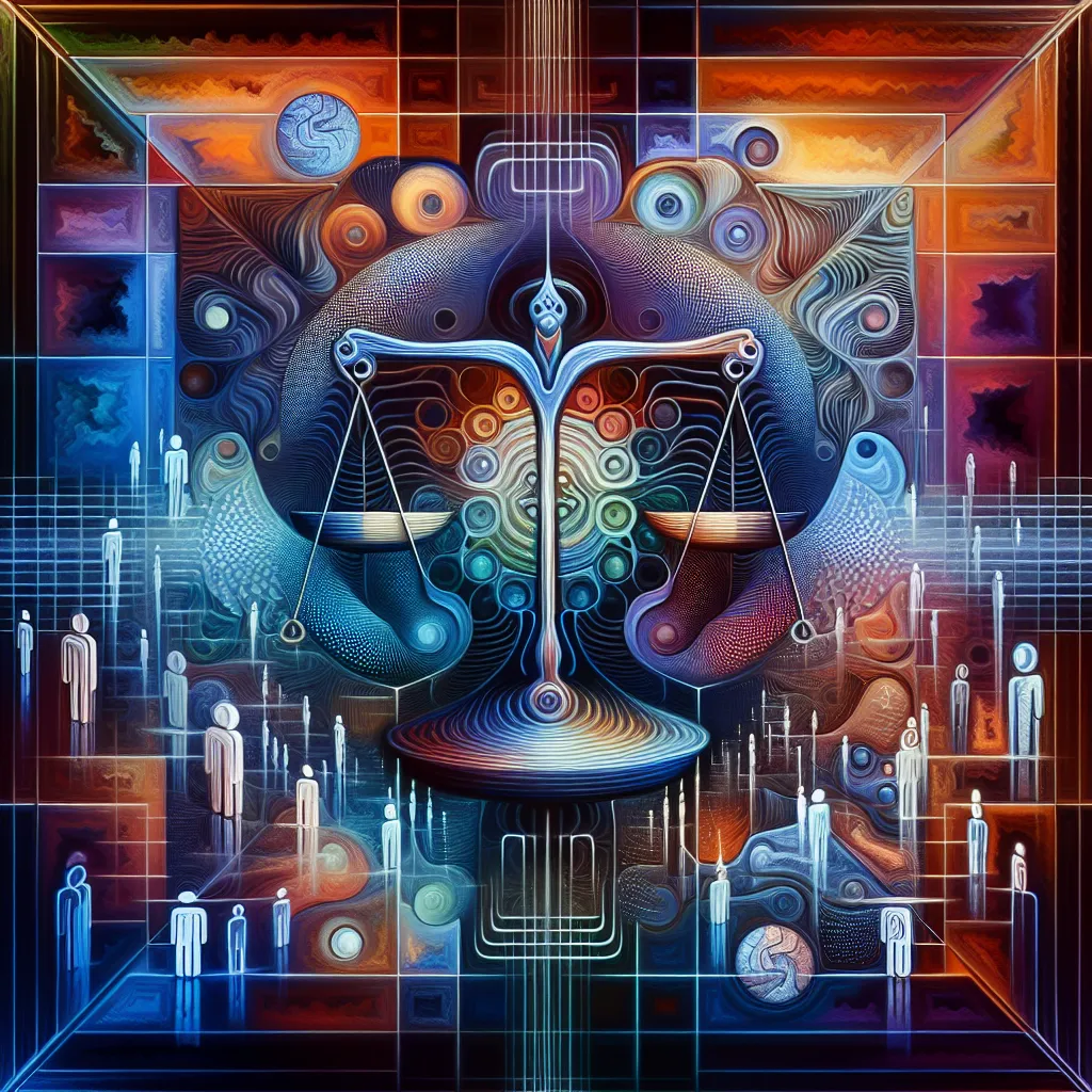 Assessment, Justice, Reflection, Social Media, Philosophy in an abstract style