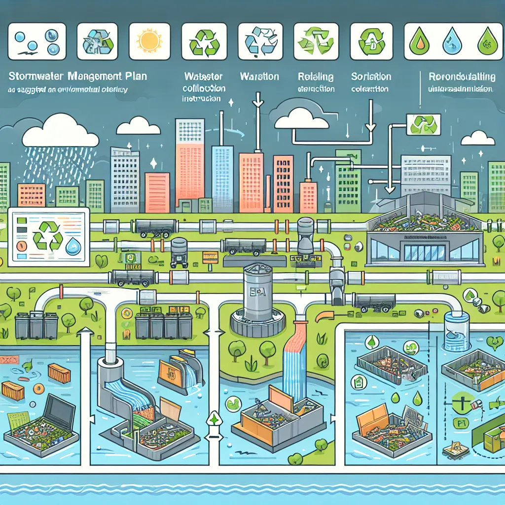 EPA, Stormwater, Waste, Management, Plan in the style of Pablo Picasso