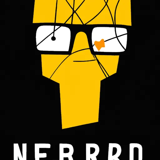 Nerd, Bullying, Corazón, Relación, Tragedia in an abstract style