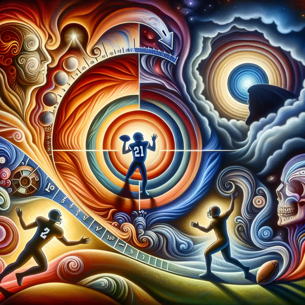 Historia, Quaterbacks, Hermanos, Bullying, Reencarnación in an abstract style