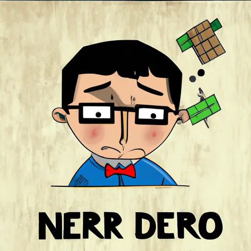 Nerd, Bullying, Deseo, Padre, Cambio in an abstract style