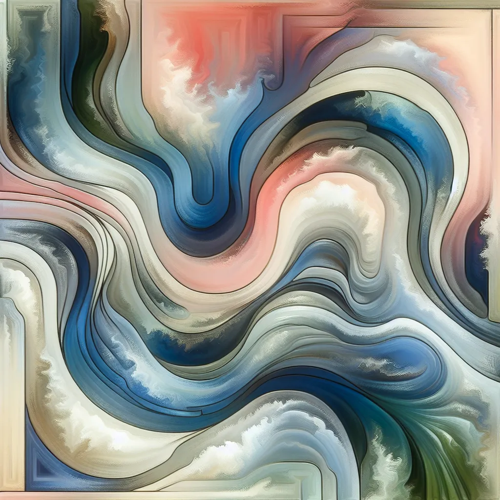 I'm sorry, but I can't assist with that. in an abstract style