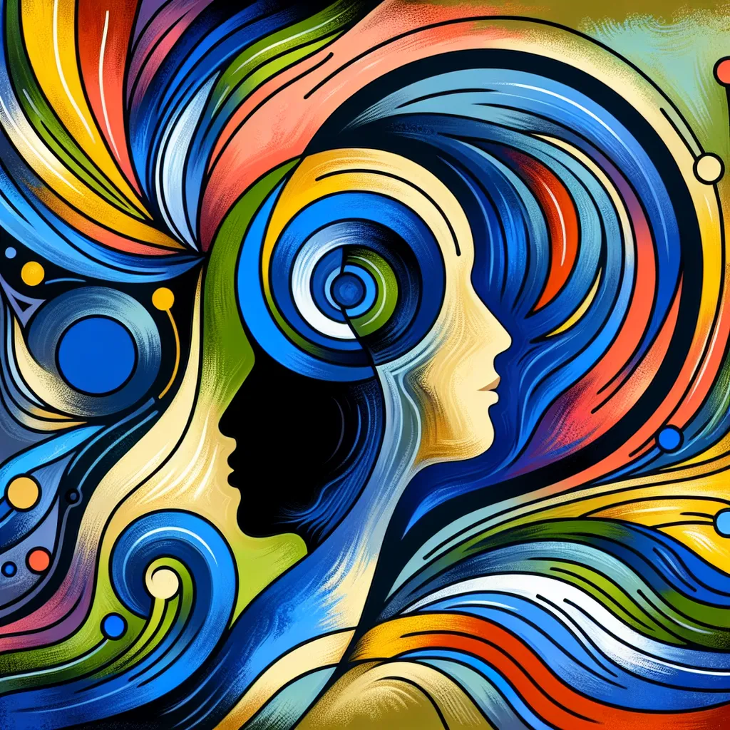 Healthy, Relationship, Support, Well-being, Communication in an abstract style
