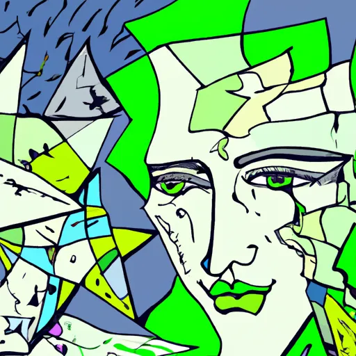 Rodrigo, Historia, Tragedia, Ruptura, Redención in an abstract style