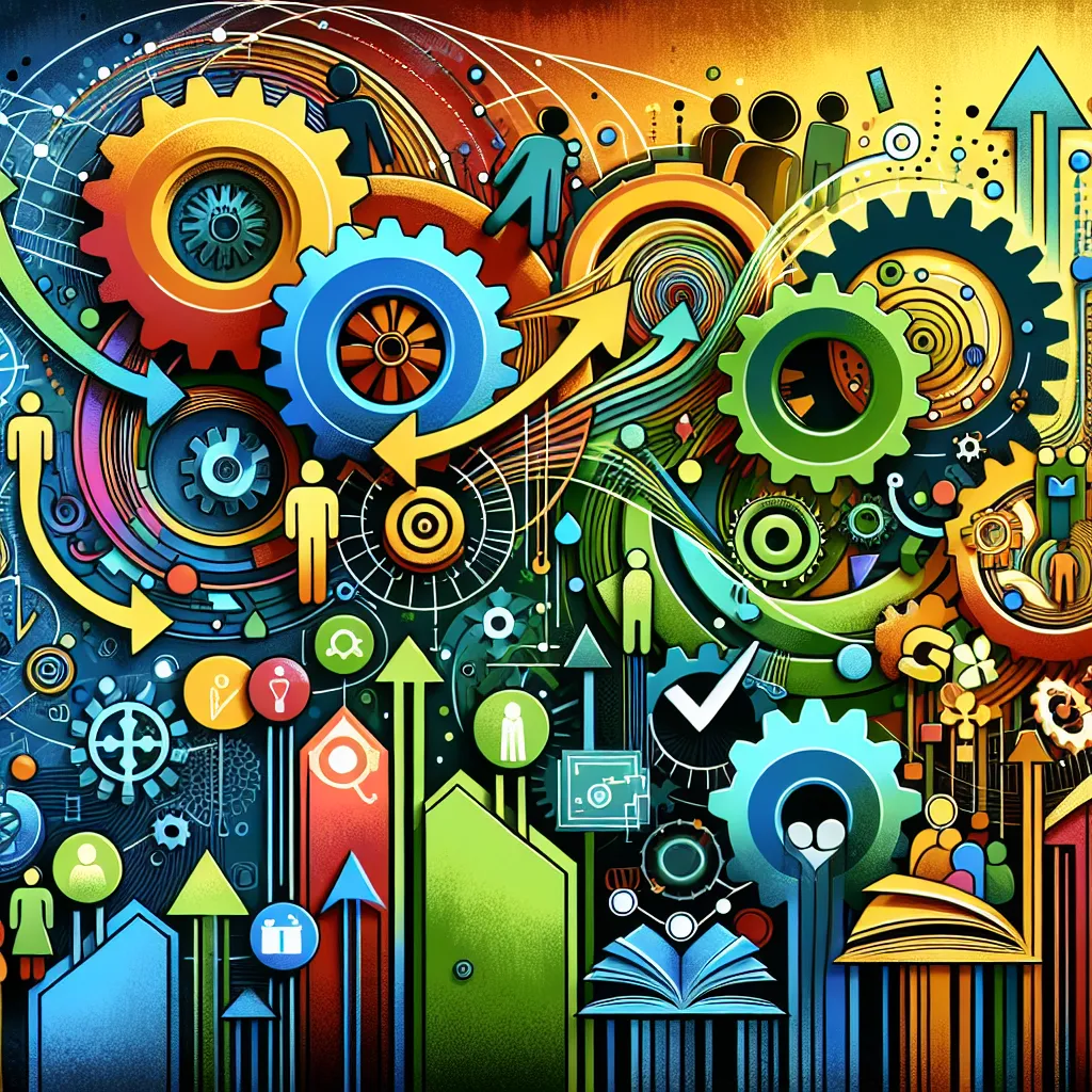 Entrepreneurship, Inclusion, Education, Assessment, Curriculum in an abstract style