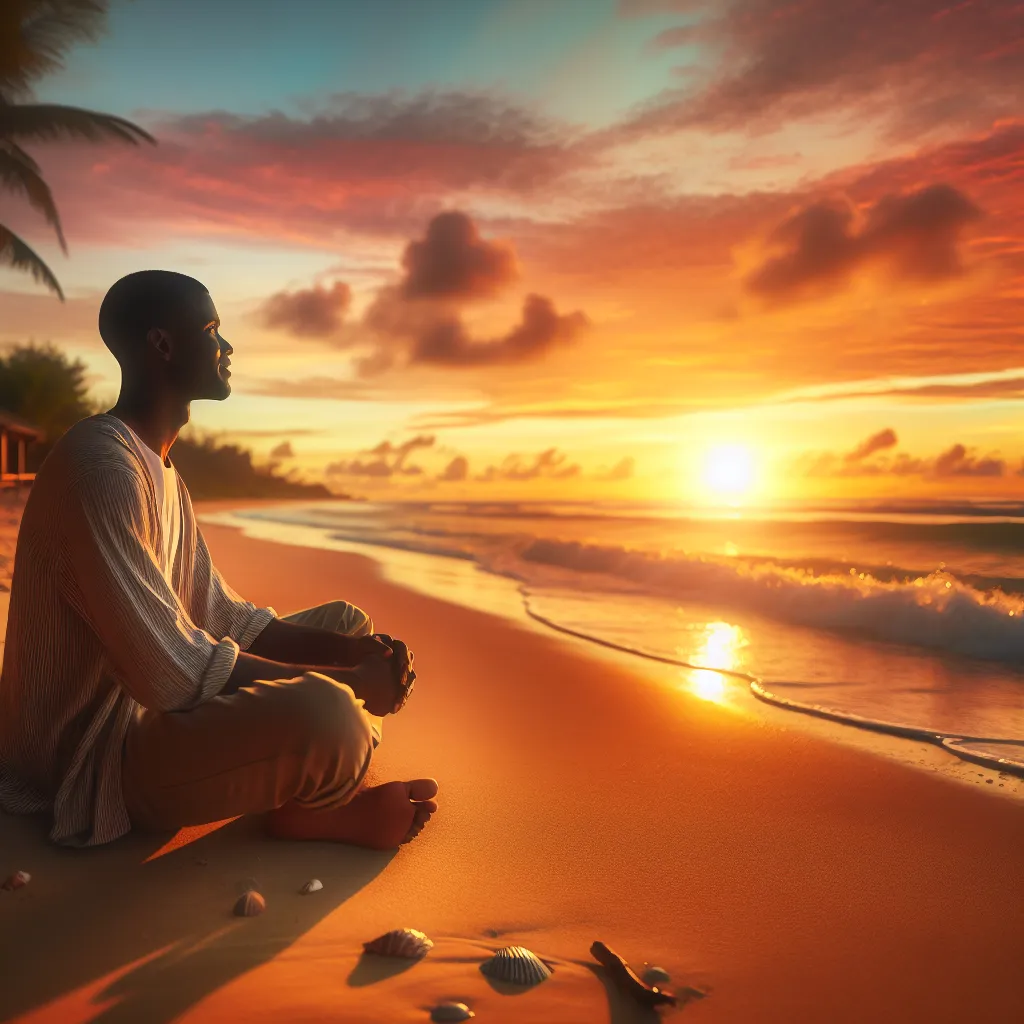 ### Short Instructions for DALL·E 3

1. **Happiness Interpretation**: Create an uplifting image of a person sitting in a serene beach setting, gazing at a sunset with a content smile.
   
2. **Bear on the Moon**: Illustrate a cartoonish bear dressed in detailed military attire, standing proudly on the moon's surface against a starry backdrop.

3. **Collaborative Online Game**: VisualizeGrade 7 students engaged in a fun, interactive online game focused on isiXhosa vocabulary, with colorful elemen