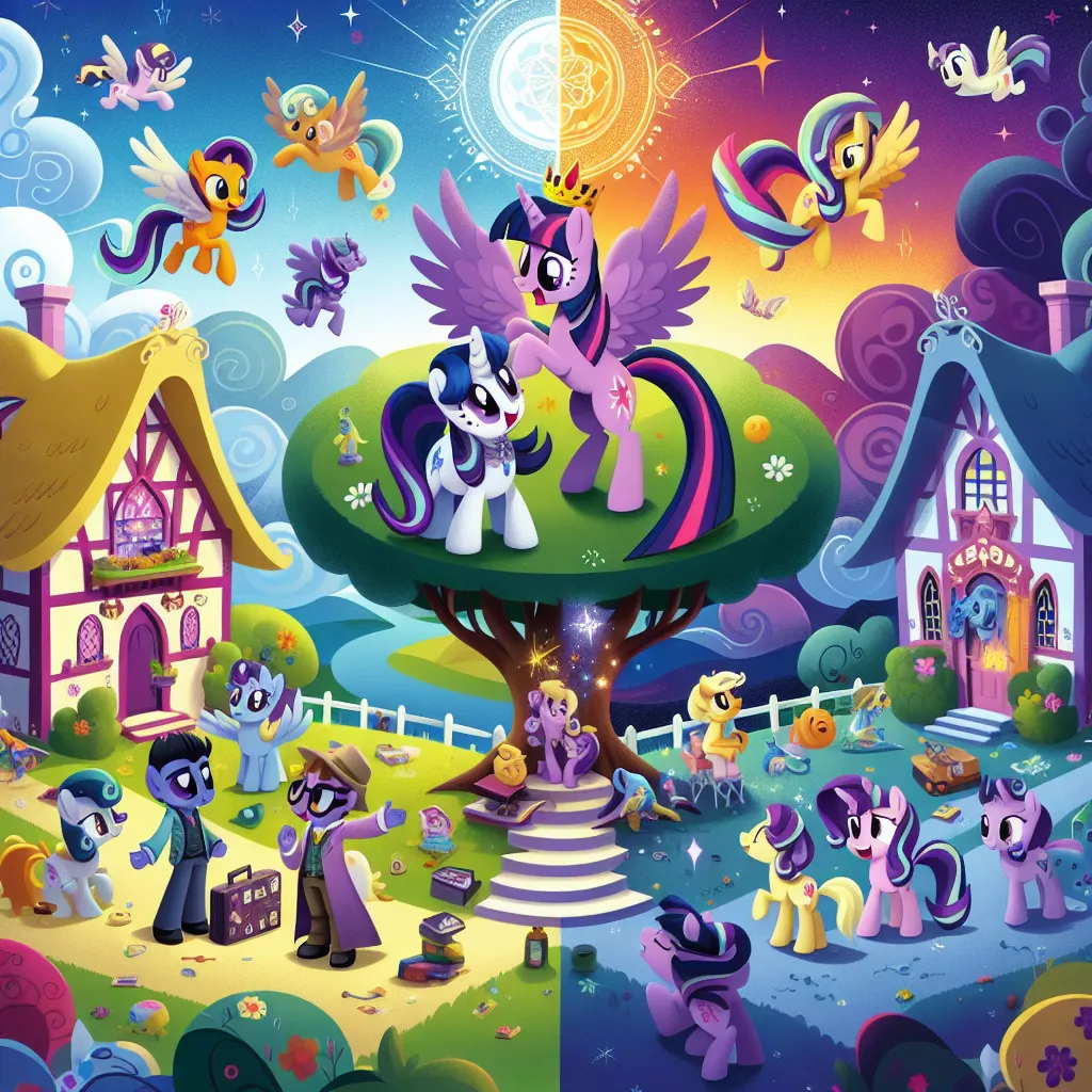 Episode Title: "A Day in Another's Hoofsteps"

In this episode of *My Little Pony: Friendship is Magic*, Twilight Sparkle decides to teach Starlight Glimmer about the responsibilities of being the Princess of Friendship. To give her a firsthand experience, Twilight uses a spell that temporarily swaps their bodies.

As Starlight enjoys her new role, she quickly realizes the challenges that come with being a leader. She faces demanding friendship emergencies and must interact with the other ponies