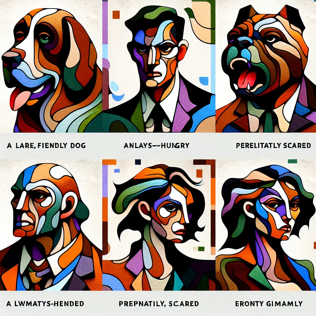 Scooby, Fred, Shaggy, Cuerpo, Amor in an abstract style