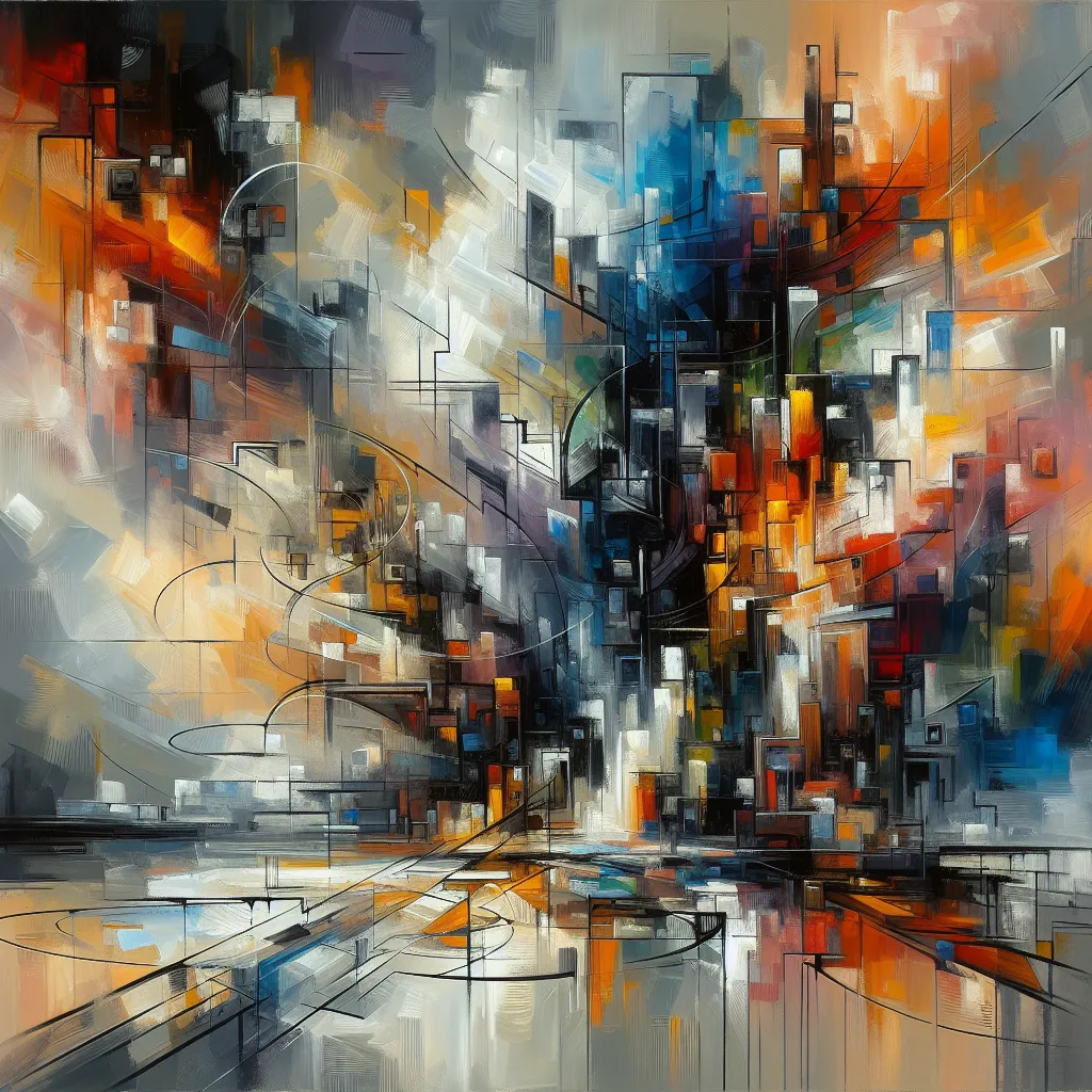 Arte, Abstracto, Pintura, Expresión, Emoción in an abstract style