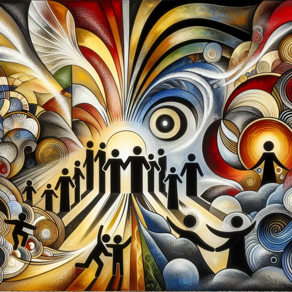 Agente, Racismo, Revelación, Conflicto, Familia in an abstract style