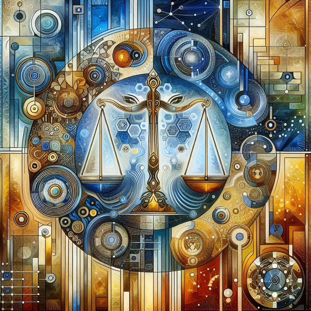 Law, Civil, Criminal, Courts, Jurisdiction in an abstract style