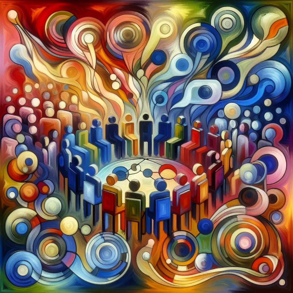 Debate, Arguments, Inclusive, Education, Policies in an abstract style