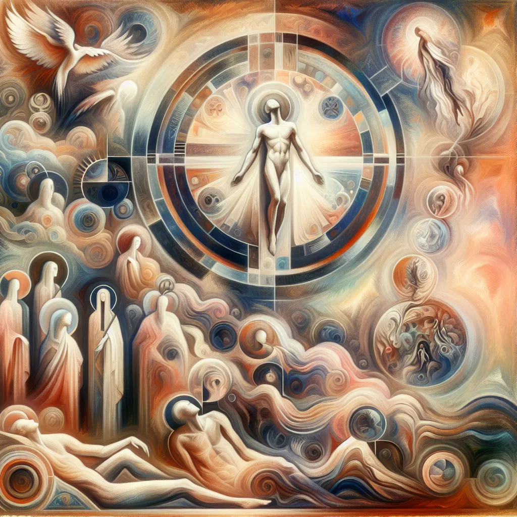 1. Transformation
2. Hazbin
3. Lucifer
4. Immortality
5. Redemption in an abstract style