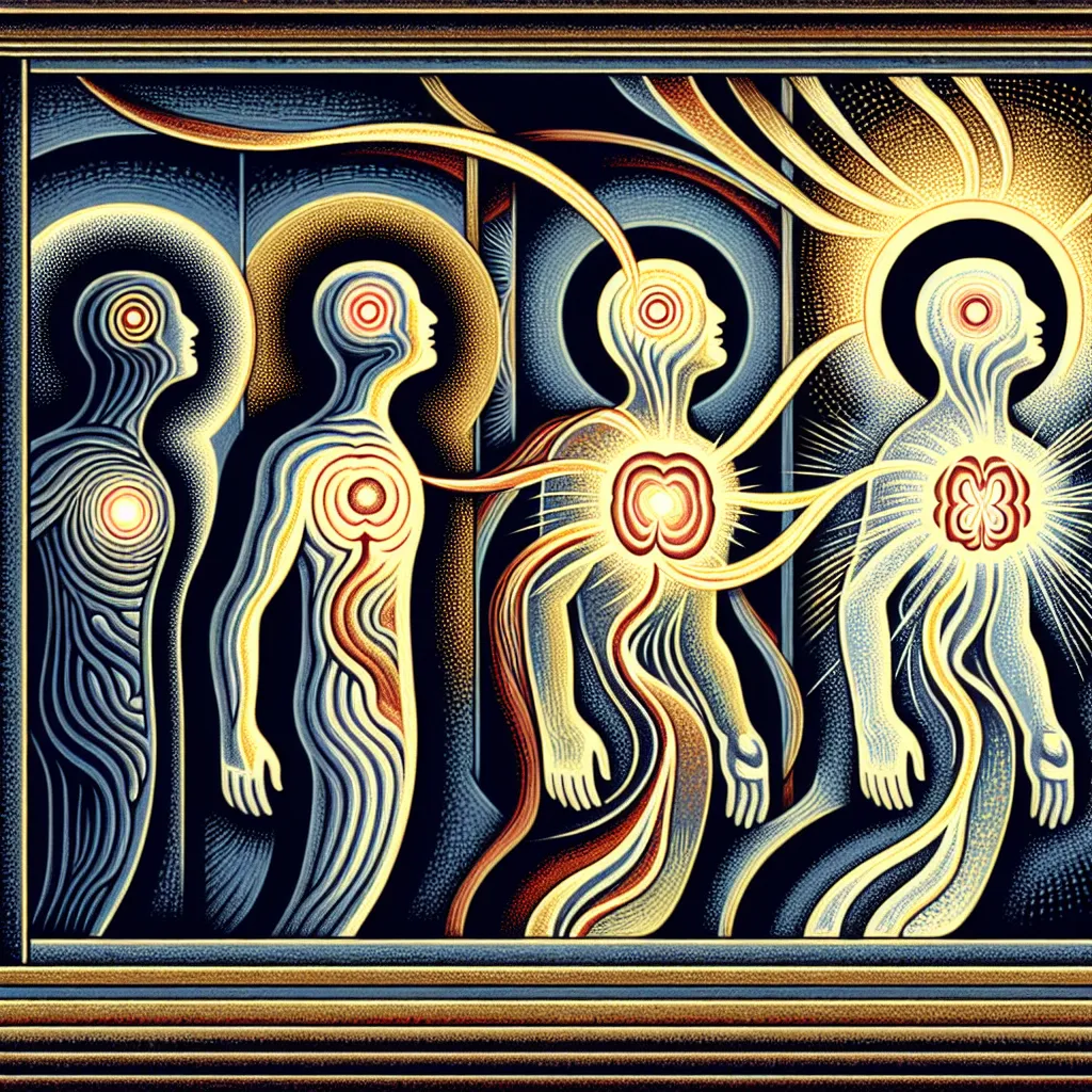 Transformation, Hazbin, Lucifer, Animation, Father in an abstract style