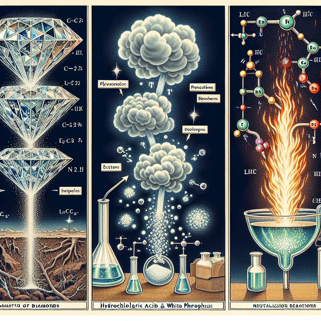 **Diamonds Formation**  
Diamonds are formed deep within the Earth, approximately 100 miles below the surface, in conditions of high temperature and pressure. The process begins with carbon atoms. Over billions of years, these carbon atoms undergo a transformation due to the intense heat (about 2,200 degrees Fahrenheit) and pressure that exist in the mantle. The carbon atoms bond in a crystalline structure, creating the strong lattice that characterizes diamonds. This natural process can take mi