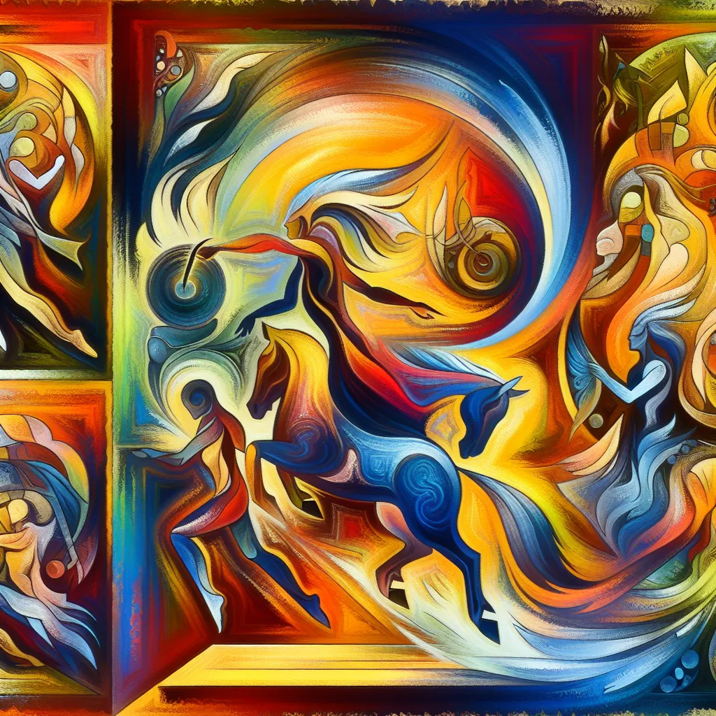 Transformation, Lucifer, Hazbin, Story, Animated in an abstract style
