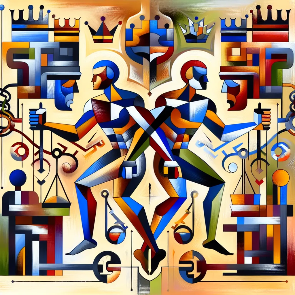 Hermanos, Amor, Conflicto, Mafia, Rivalidad in an abstract style