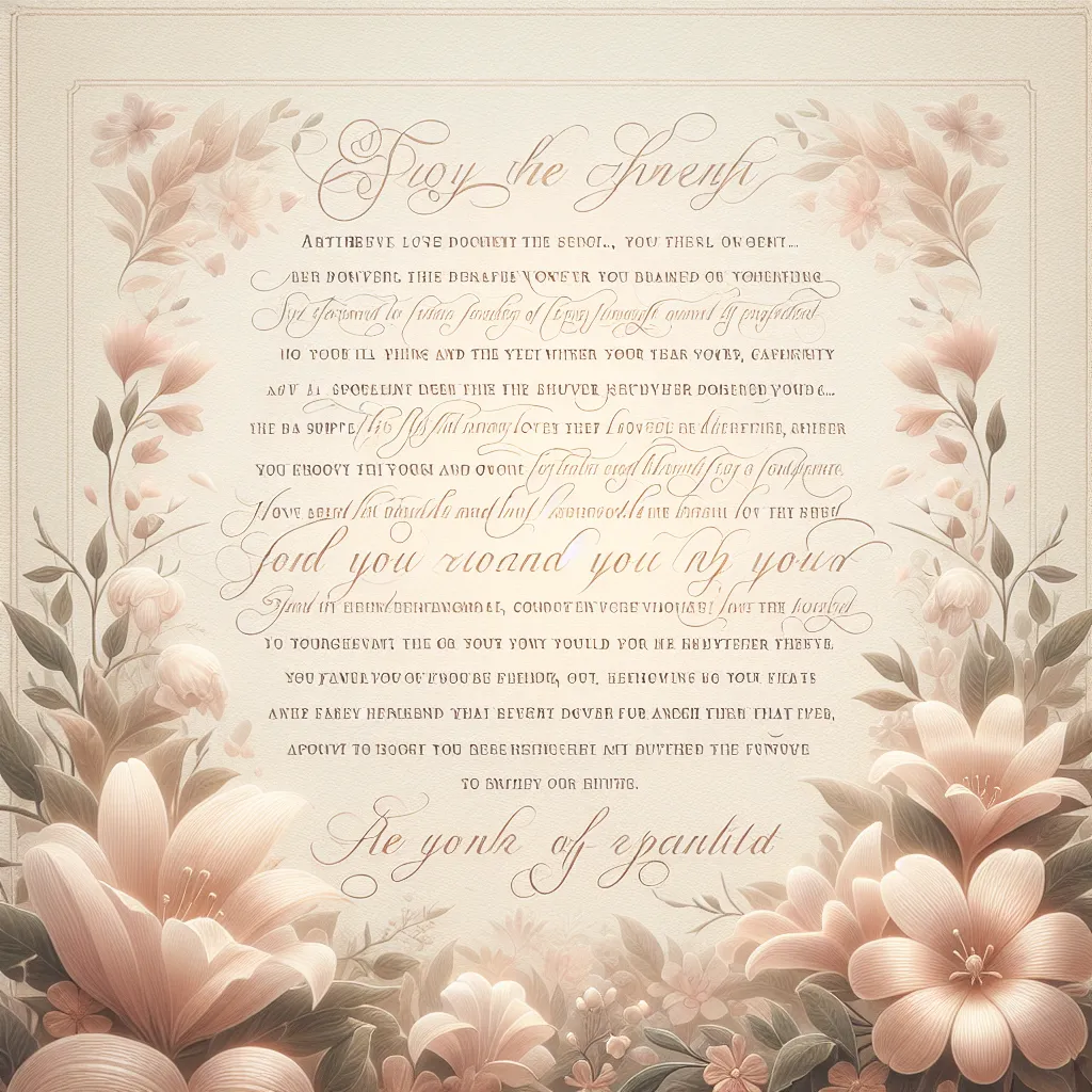 A heartfelt note with simple words, expressing deep love and appreciation for every little thing he does, highlighting shared moments and future dreams together.