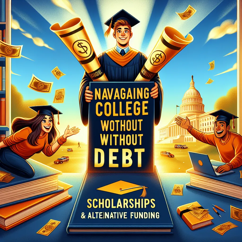 Avoiding student loans by actively seeking scholarships and alternative funding for college is a smart and proactive approach that can set you up for long-term success. Firstly, scholarships provide free money that does not need to be repaid, allowing you to complete your education without the burden of debt. Secondly, minimizing debt can significantly reduce your financial stress after graduation, giving you the freedom to pursue your career goals or further education without being constrained 