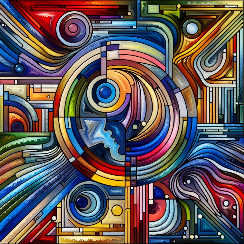 Ad, Relationship, Writer, Communication, Boundaries in an abstract style