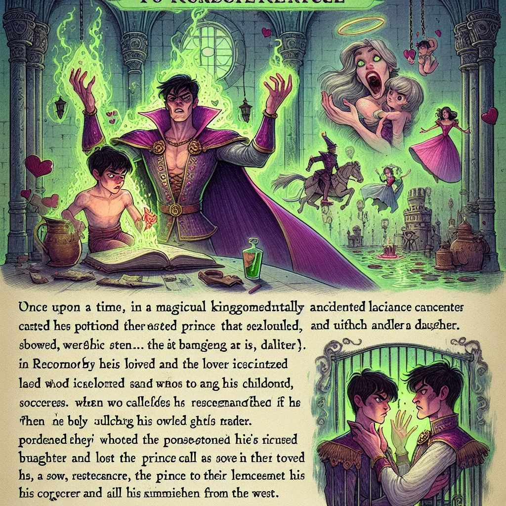 Once upon a time, in a kingdom where magic intertwined with reality, David Nolan, the charming and muscular Prince Charming, accidentally ingested a potion brewed by the wicked Zelena, the witch of the West. This poisoned concoction transformed him into a ruthless villain—a powerful, narcissistic sorcerer who forgot his true identity and the love of his life, Mary Margaret, as well as their daughter, Emma Swan.

In his twisted new reality, David believed that Mary Margaret and Emma were enemies 