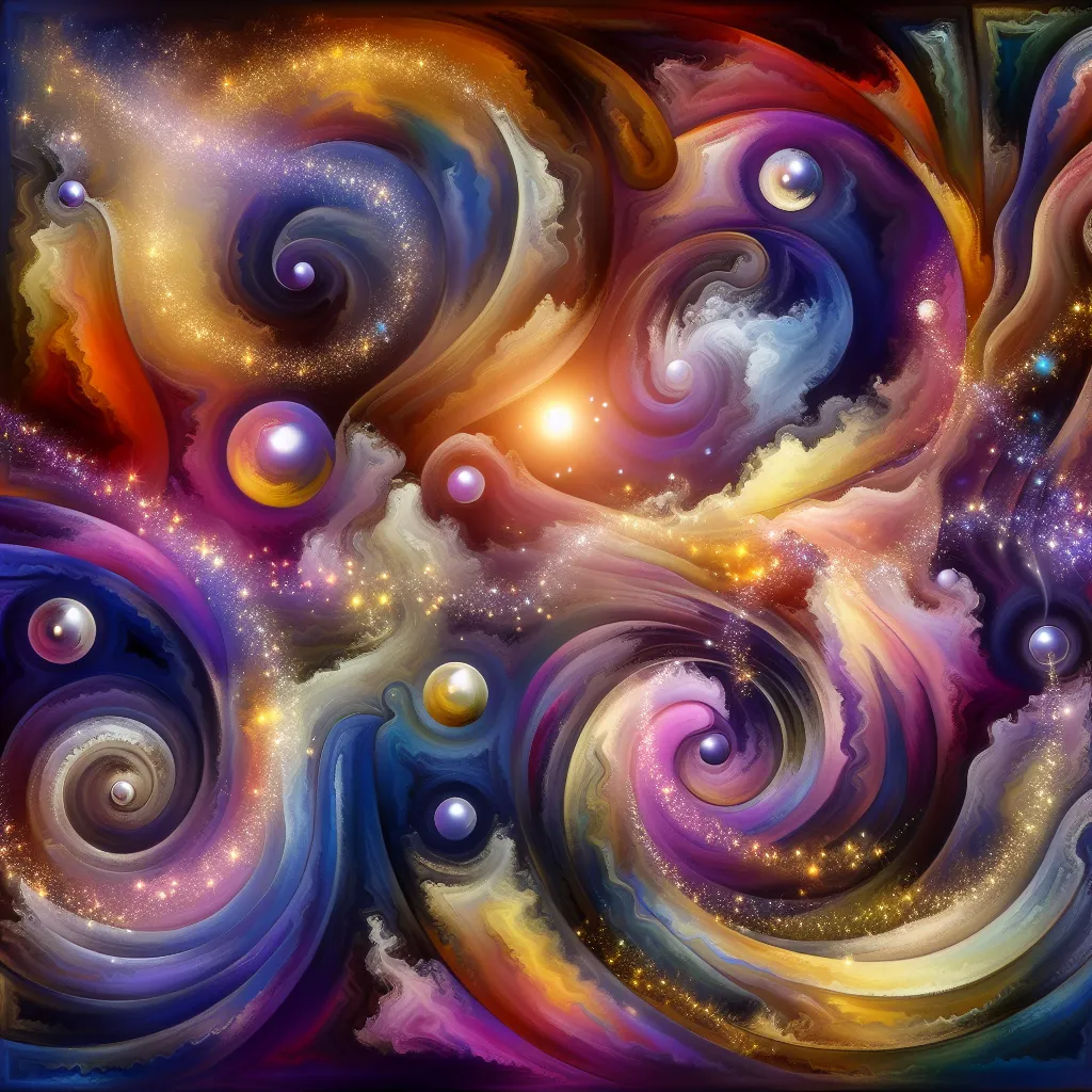 Spells, Magic, Healing, Love, Court in an abstract style