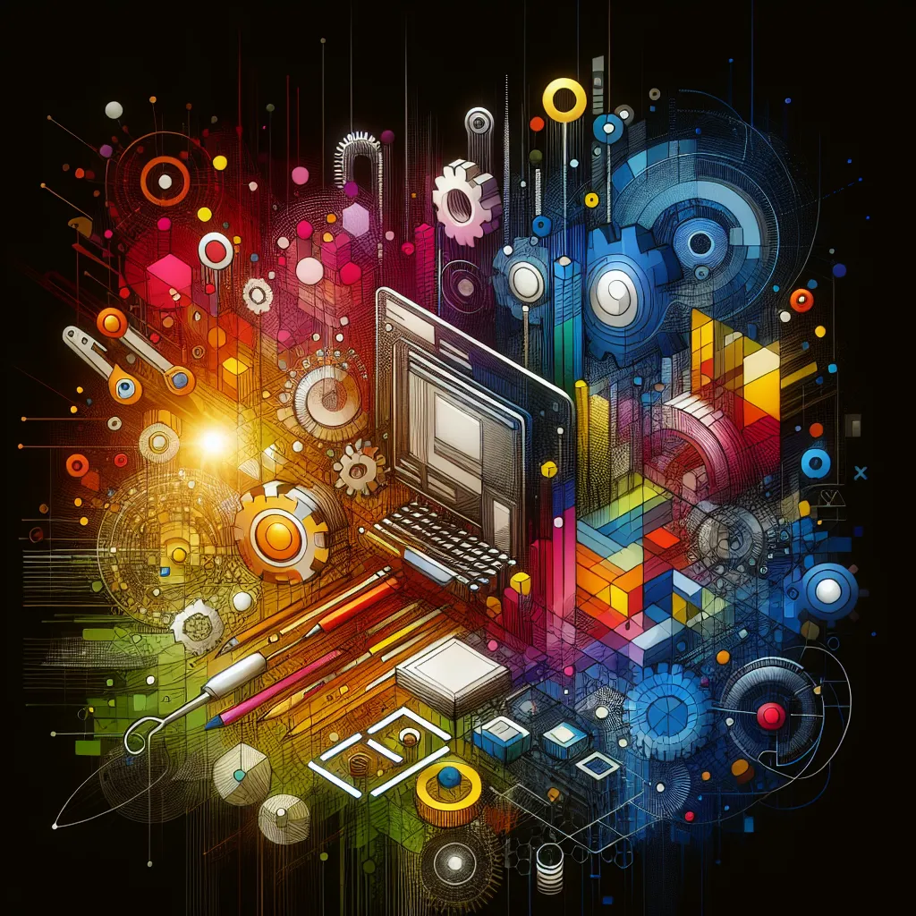 Сайт, Услуги, Разработка, Ремонт, Минск in an abstract style