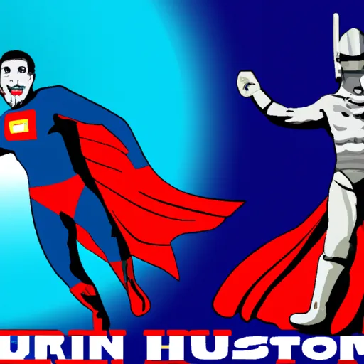 Historia, Superman, Ultraman, Hijo, Conflicto in an abstract style