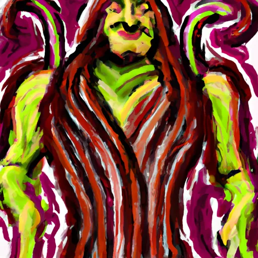 Shrek, Encantador, Bruja, Cuerpo, Venganza in an abstract style