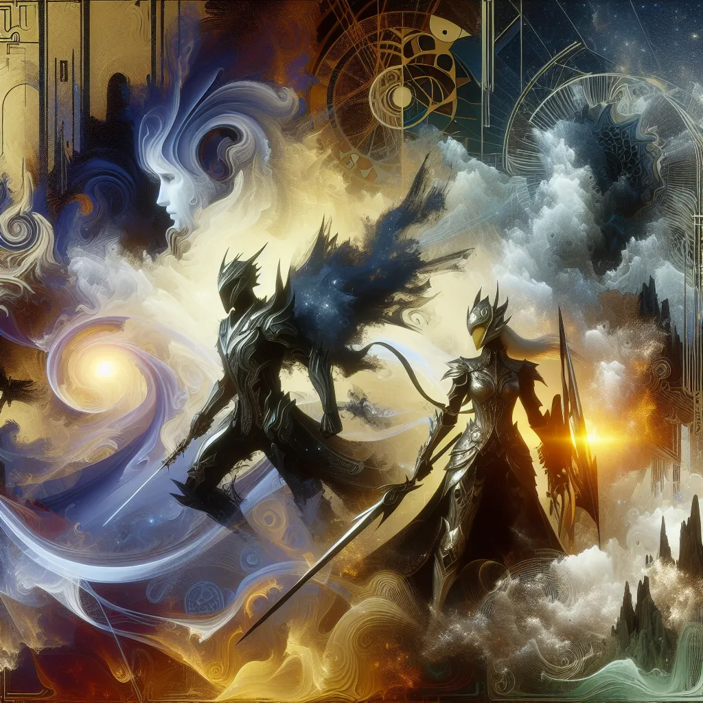 Ainz, Clementine, Swap, Story, Adventure in an abstract style