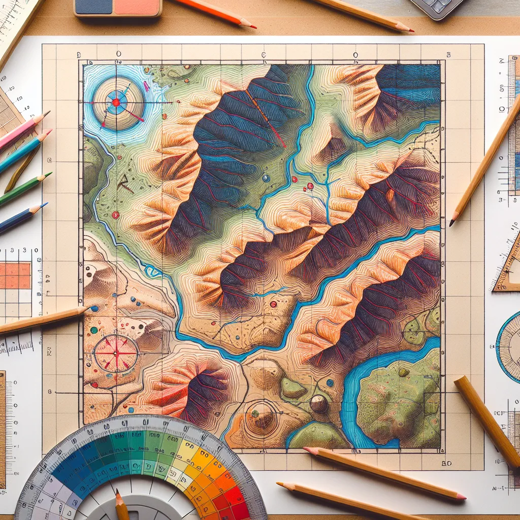 Geography Lesson Calculating Area & Gradient on Topographic Maps