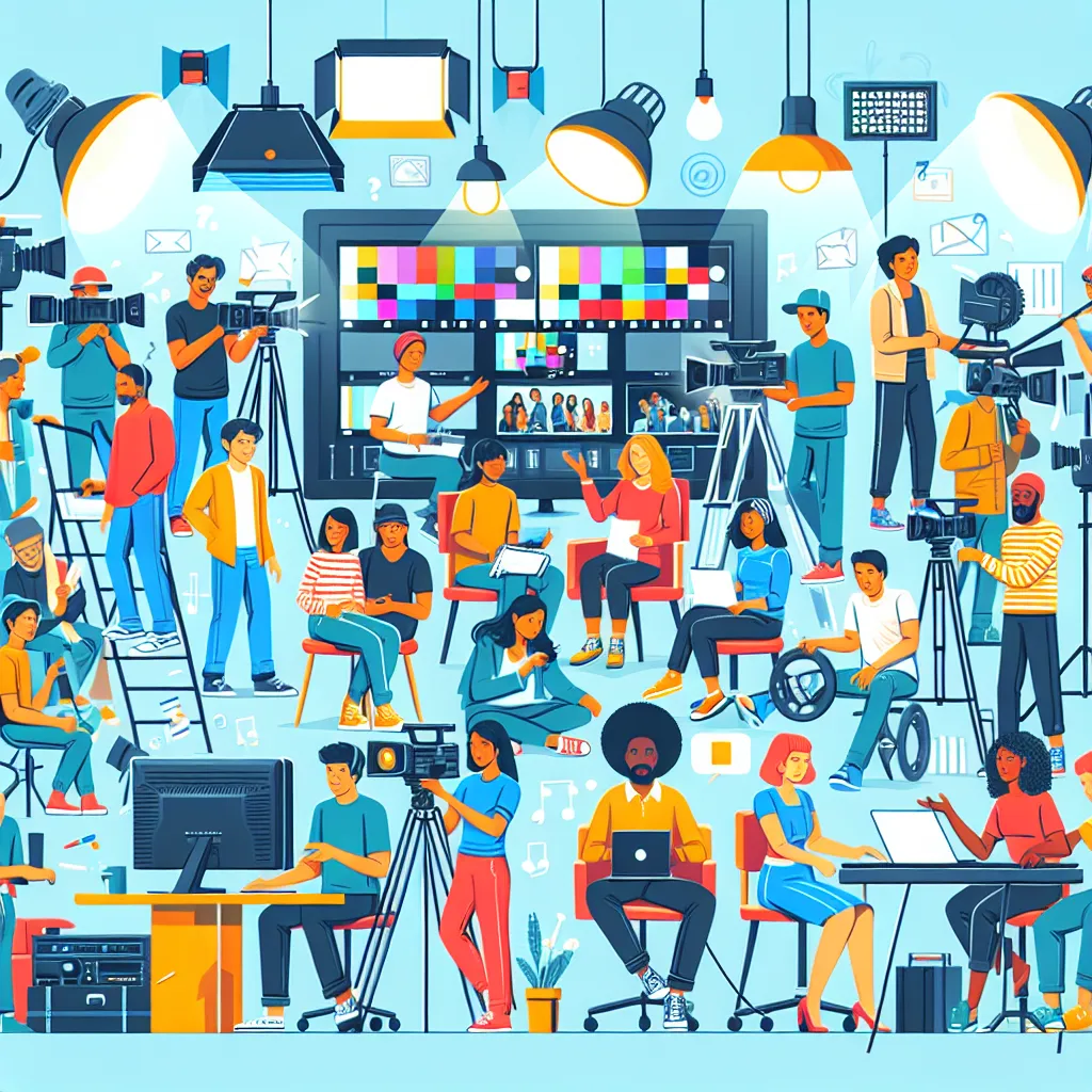 Video production is the **creative** process of producing video content.