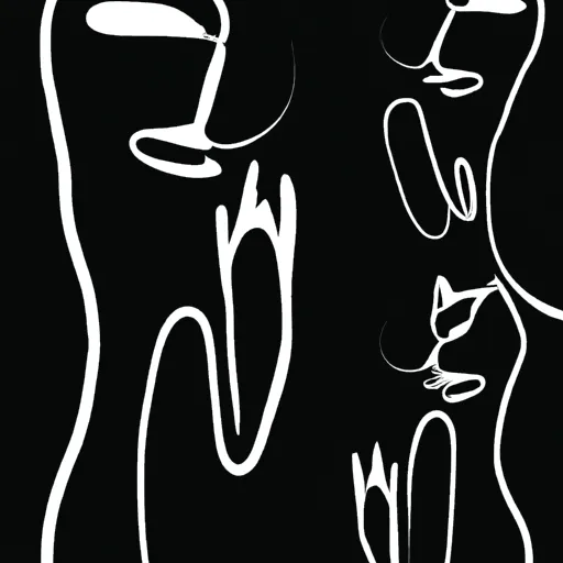 Hombre, Vampiro, Narcisismo, Relación, Venganza in an abstract style