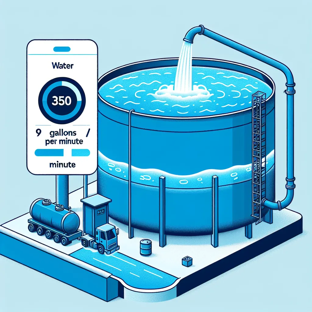 To find out how many minutes it will take for the tank to contain 450 gallons of water after starting with 300 gallons and adding water at a rate of 9 gallons per minute, we can set up the equation as follows:

1. Calculate the total amount of water needed to reach 450 gallons:
   \[
   450 \text{ gallons} - 300 \text{ gallons} = 150 \text{ gallons}
   \]

2. Determine how long it will take to add 150 gallons at the rate of 9 gallons per minute:
   \[
   \text{Time} = \frac{\text{Amount of water