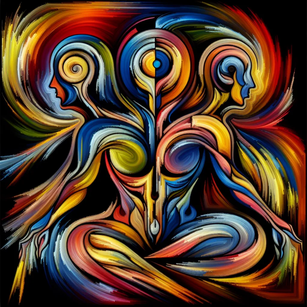 Transformation, Fizzarolli, Imp, Helluva, Identity in an abstract style