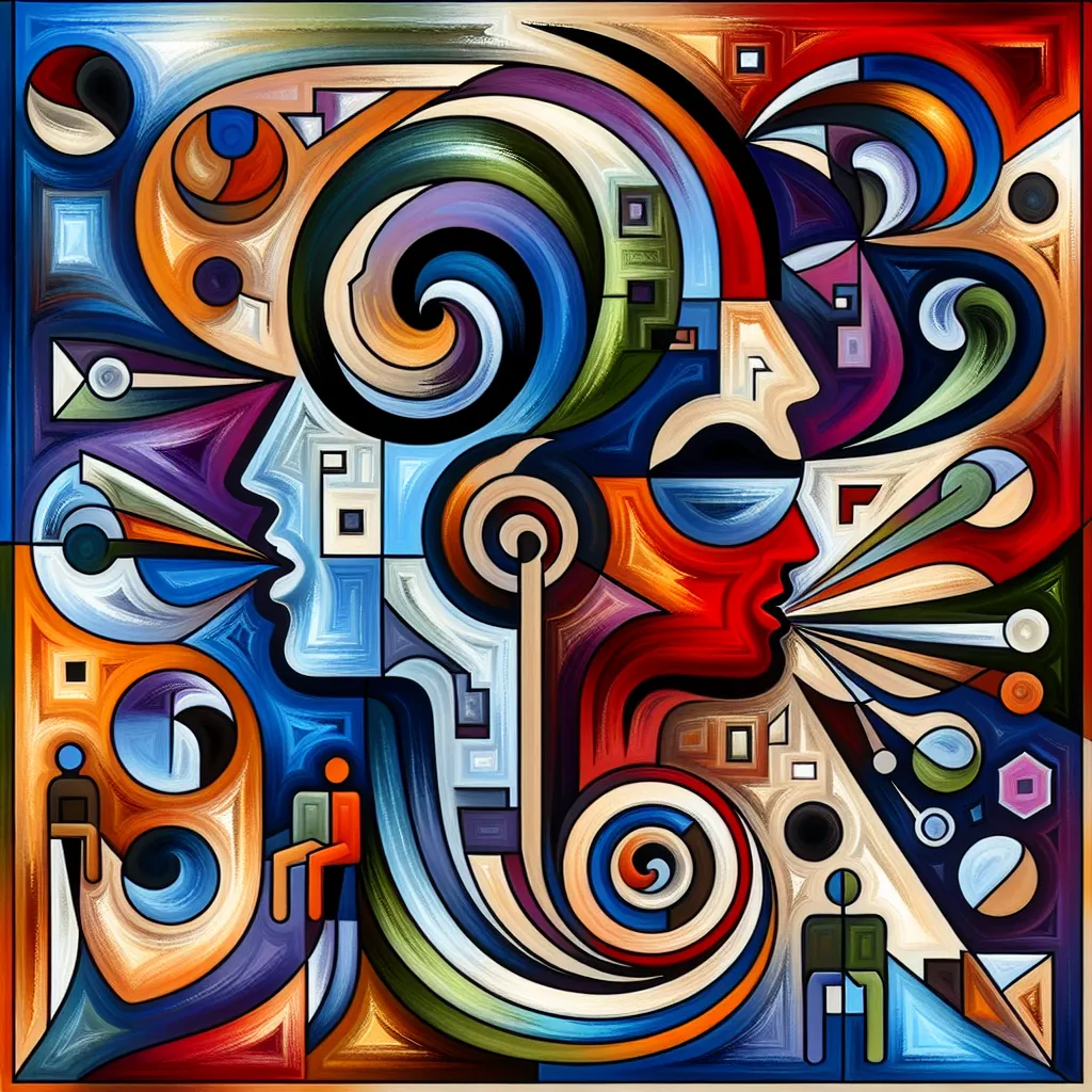 Derek, Stiles, Hijo, Celos, Rumores in an abstract style