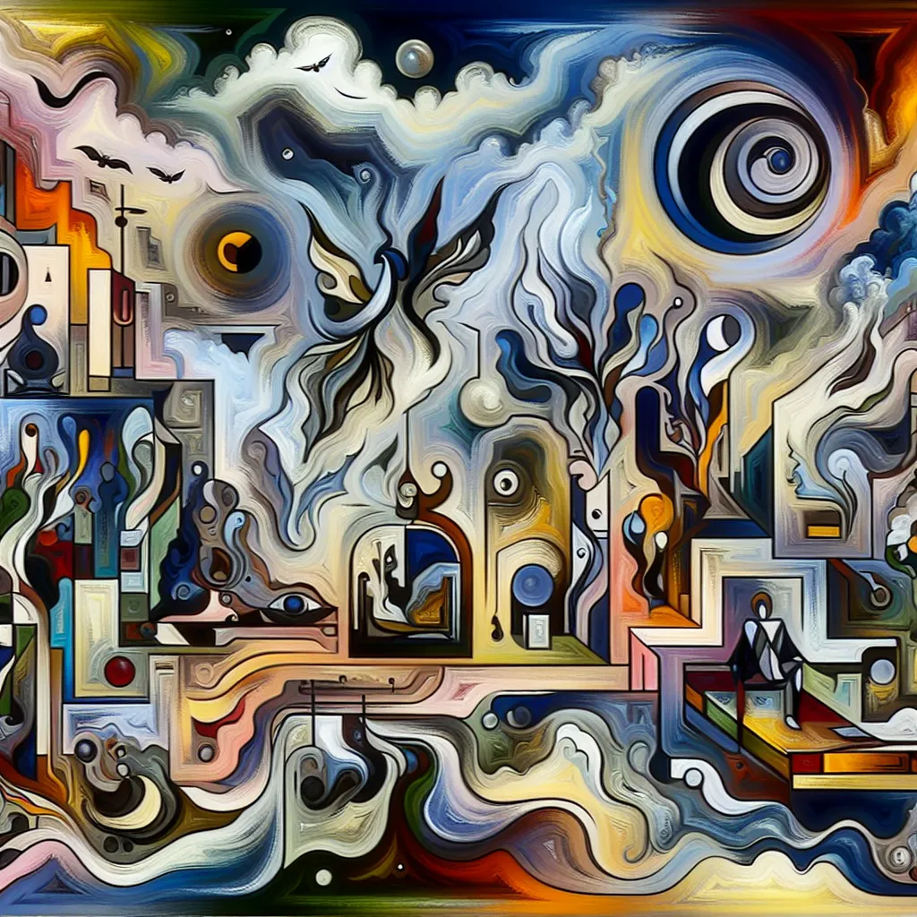 Transformation, Lucifer, Hazbin, Demon, Story in an abstract style