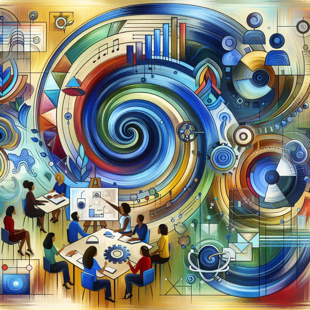 Essay, In-service, Training, Teachers, Curriculum in an abstract style