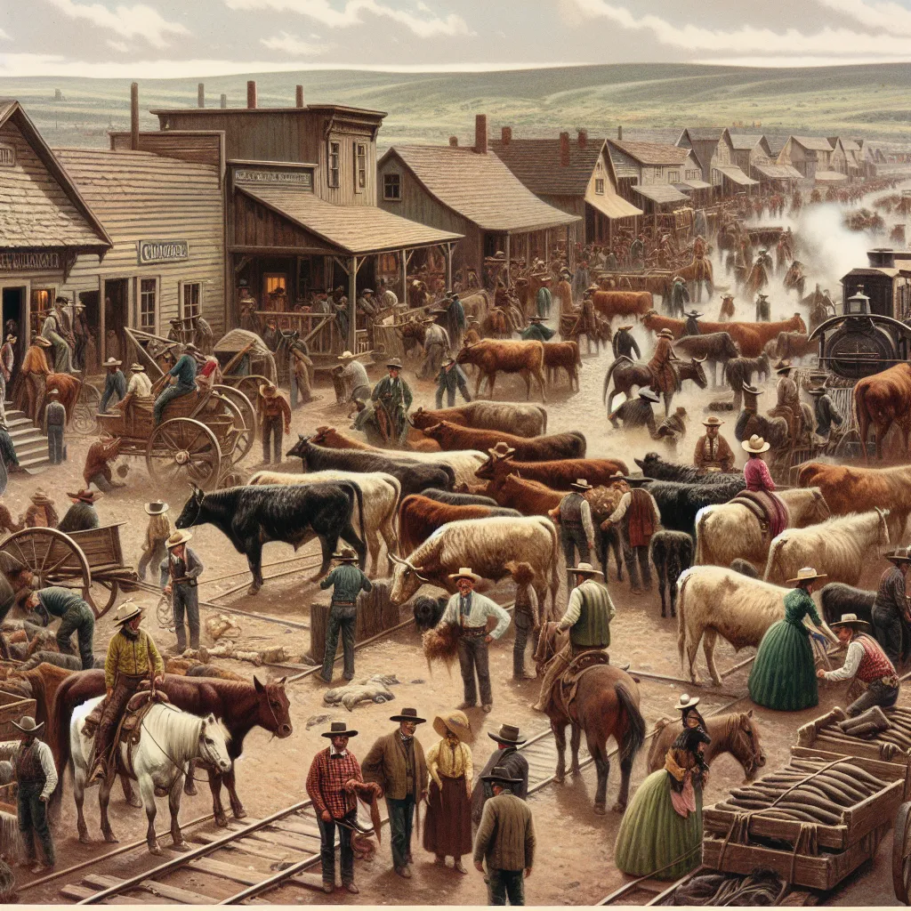 ### Short Descriptions of Elements of Movement West

17) **Land Grants**: Government-sponsored distributions of land to settlers, promoting westward expansion.

18) **Transcontinental Railroad**: A railway system connecting the east and west coasts, facilitating transportation and trade.

19) **Open Range**: Unfenced land where livestock could roam freely, fundamental to cattle ranching.

20) **Vaqueros**: Skilled horsemen and cattle herders of Spanish descent, instrumental in ranching culture.
