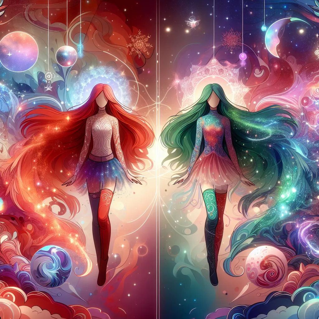 Winx, Bloom, Roxy, Universe, Dialogue in an abstract style