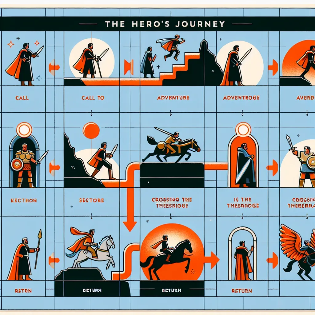 ### (B) Independent Station: The Hero’s Journey

**Image Description:** A visual graphic showing the stages of the Hero’s Journey, with labeled illustrations for each stage, including "Call to Adventure," "Crossing the Threshold," and "Return," featuring iconic heroes from various stories.

---

### (C) Historical Background Station: Anglo-Saxon

**Image Description:** An informative infographic featuring key aspects of Anglo-Saxon culture, highlighting their values, a depiction of a Mead Hall, 