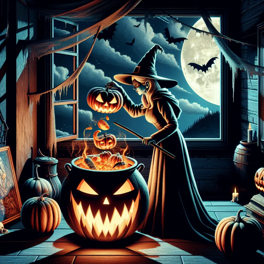 Sure! Here are twenty creative Halloween-themed questions for a fictional character:

1. If you were a creature of the night, what type would you be and why?
2. What’s your favorite spooky story to tell around a campfire?
3. How do you prepare your haunted house for visitors each year?
4. What’s the most mischievous prank you’ve ever played on Halloween?
5. If you could cast a spell, what would it do?
6. What’s your favorite Halloween treat, and how do you usually create it?
7. Have you ever met