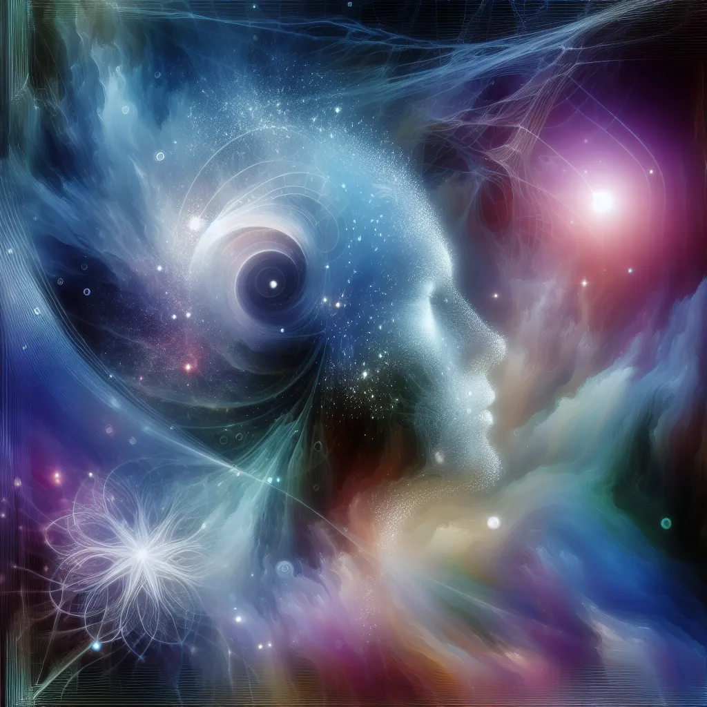 Transformation, Hazbin, Lucifer, Identity, Reality in an abstract style