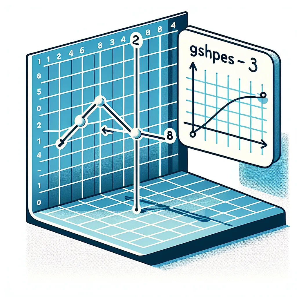 Illustration showing a graph with two points marked: (2, 5) and (8, -4), along with the slope calculation formula (m = (y2 - y1) / (x2 - x1)).